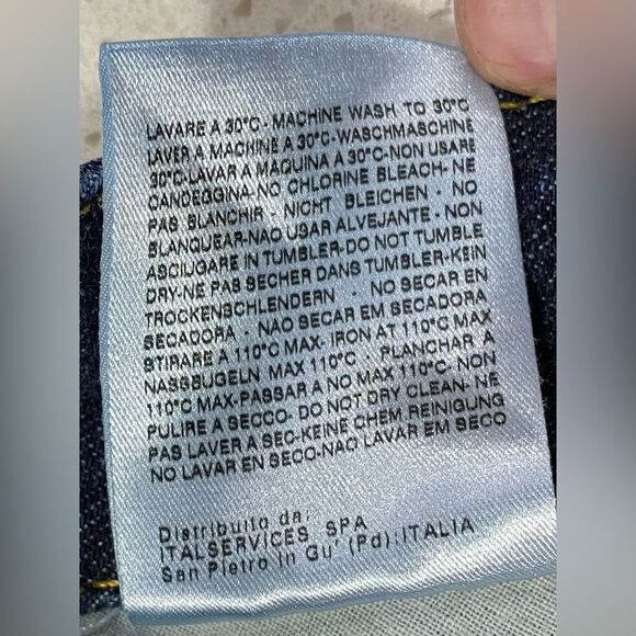 MET Jeans “Made in Italy” Low Rise Skinny Distressed Stretch Jeans 29x31 LNWT - Picture 8 of 12